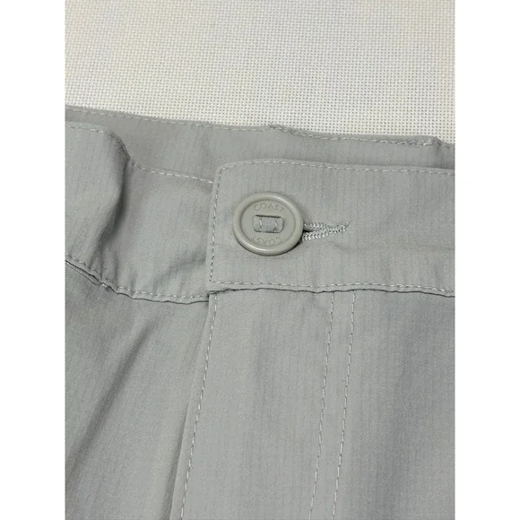 Coast Shore Men's Nylon Blend Gray Shorts Size Small Elastic Waist - Picture 5 of 16